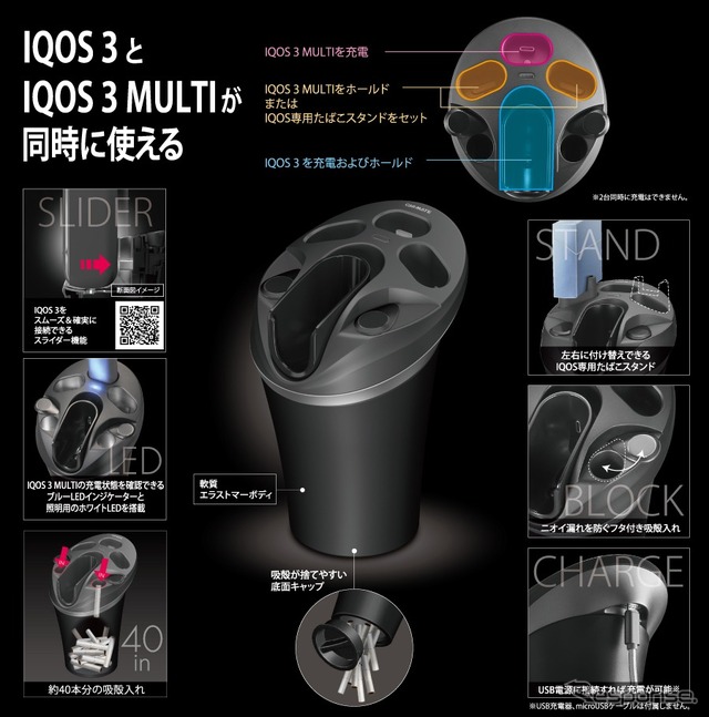 IQOS 3 / IQOS 3 マルチ兼用スタンド