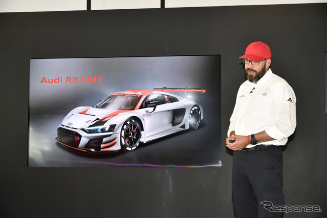アウディR8 Decennium(デセニウム)&RS 5 スポーツバック発表会