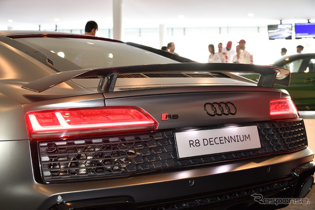 アウディR8 Decennium(デセニウム)&RS 5 スポーツバック発表会
