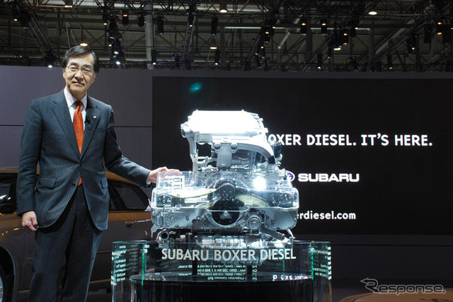【ジュネーブモーターショー08】スバル 水平対向ディーゼル搭載の レガシィ 発表