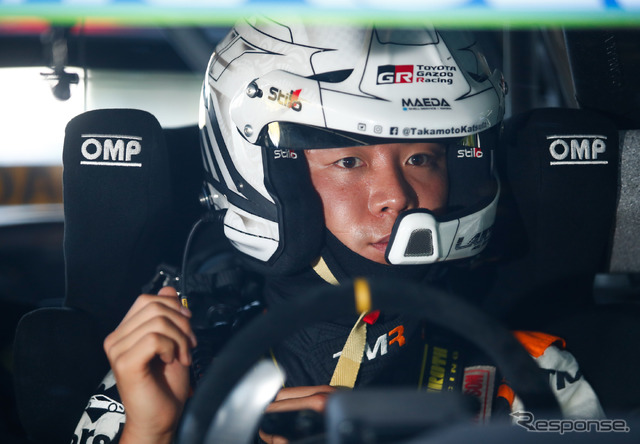 ヤリスWRCでのWRC出走を初めて経験した#17 勝田貴元(10位でフィニッシュ)。