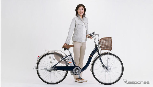 三洋電機、走行中に充電ができる自転車を開発