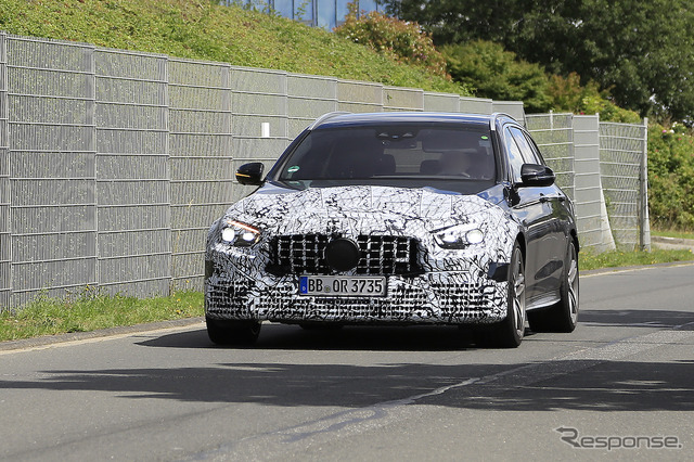 メルセデスAMG E63 ステーションワゴン 改良新型(スクープ写真)