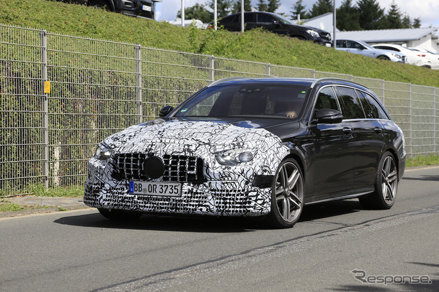 メルセデスAMG E63 ステーションワゴン 改良新型(スクープ写真)