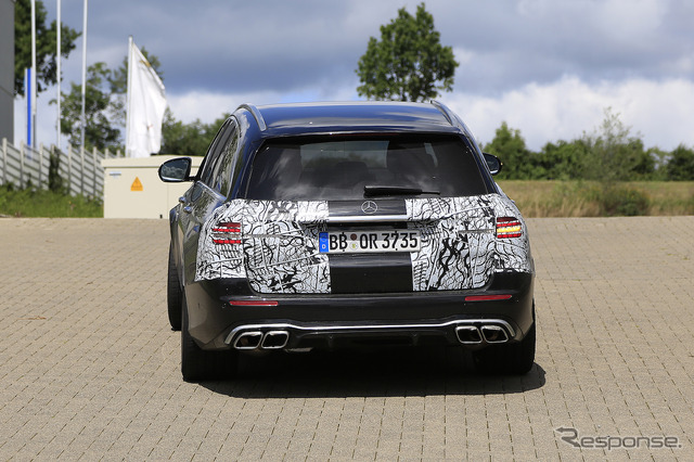 メルセデスAMG E63 ステーションワゴン 改良新型(スクープ写真)