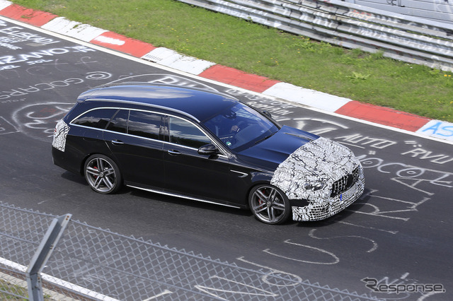 メルセデスAMG E63 ステーションワゴン 改良新型(スクープ写真)