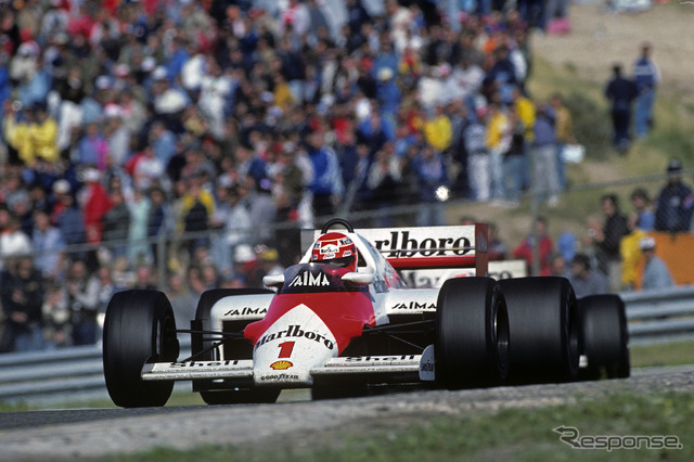 最後のF1オランダGPは1985年、ザントフォールト・サーキットで開催、優勝はニキ・ラウダ（マクラーレン）。