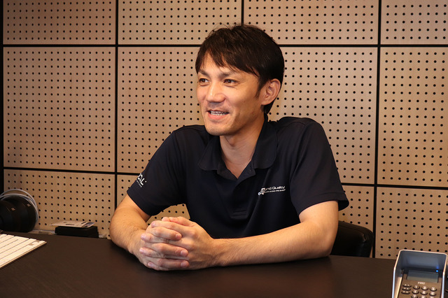 サウンドクオリティー(千葉県)の越野さん。