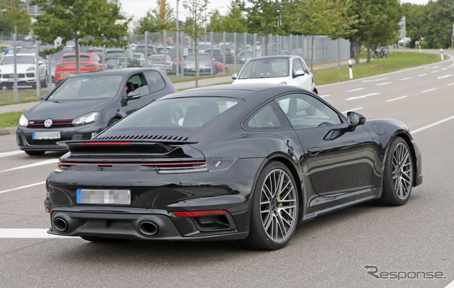 ポルシェ 911ターボ 新型 スクープ写真