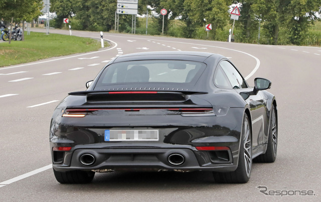 ポルシェ 911ターボ 新型 スクープ写真