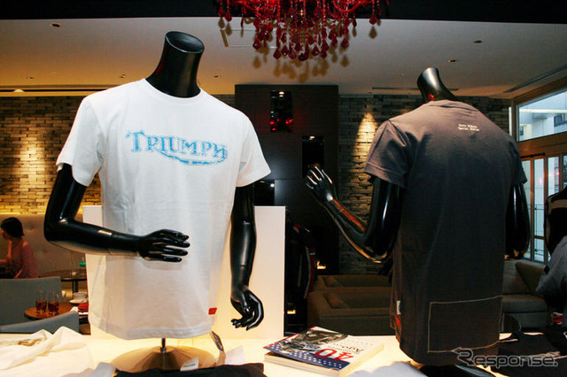 トライアンフジャパン、限定生産マックィーンTシャツ発売