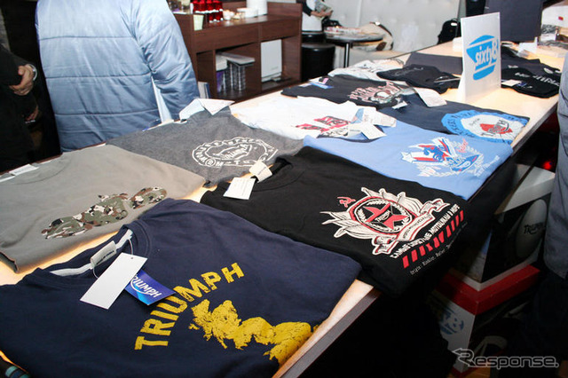 トライアンフジャパン、限定生産マックィーンTシャツ発売