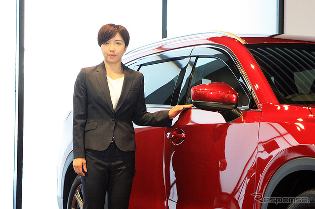 小平奈緒選手 CX-8 納車式(9月6日/甲信マツダ 長野本社ショールーム)