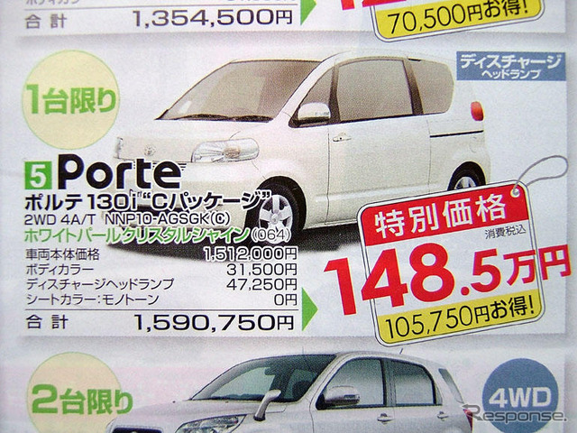 【明日の値引き情報】このプライスでコンパクトカーを購入できる!!