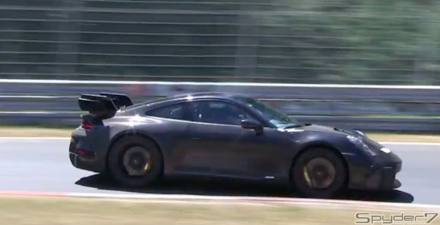 ポルシェ 911 GT3 市販型 スクープ写真