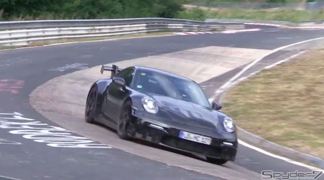 ポルシェ 911 GT3 市販型 スクープ写真