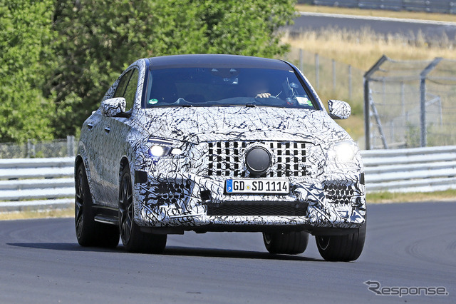 メルセデス AMG GLE 63クーペ(スクープ写真)