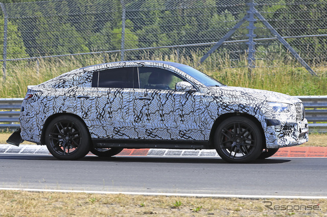 メルセデス AMG GLE 63クーペ(スクープ写真)