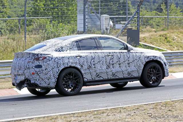 メルセデス AMG GLE 63クーペ(スクープ写真)