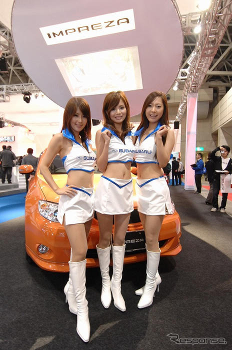 【東京オートサロン08】コンパニオン写真蔵…スバル その2