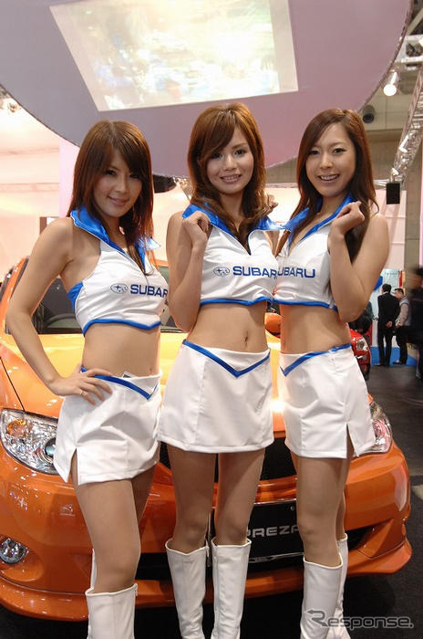 【東京オートサロン08】コンパニオン写真蔵…スバル その2