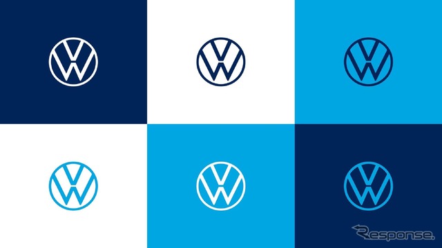 フォルクスワーゲンの新しいロゴ