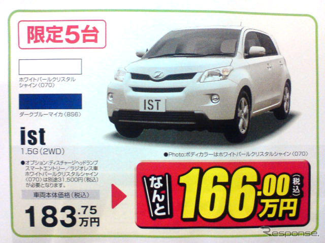 【決算 値引き情報】105万円からコンパクトカーを購入できる!!