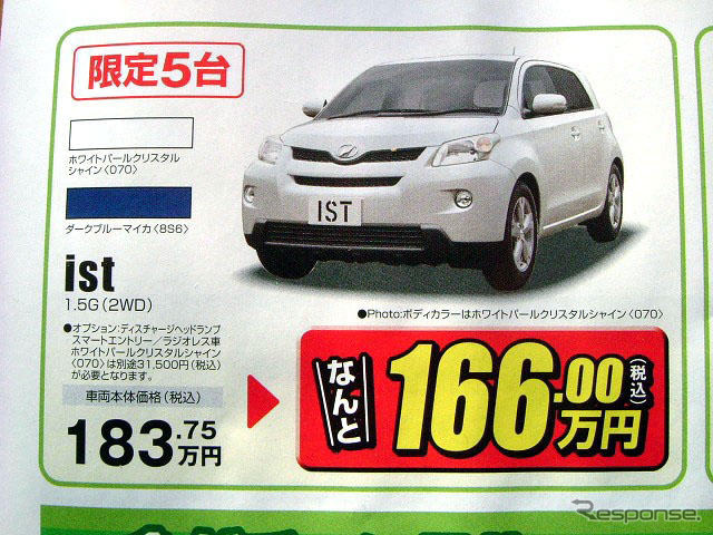 【決算 値引き情報】105万円からコンパクトカーを購入できる!!