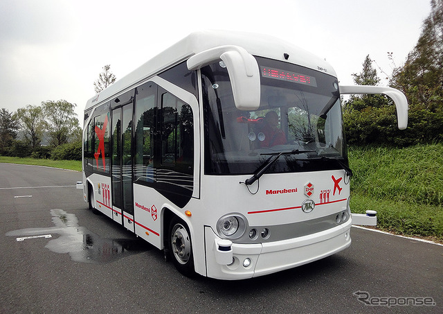 ANKAI(安凱客車)製EVバスがベースの『RoboCar Mini EV BUS』