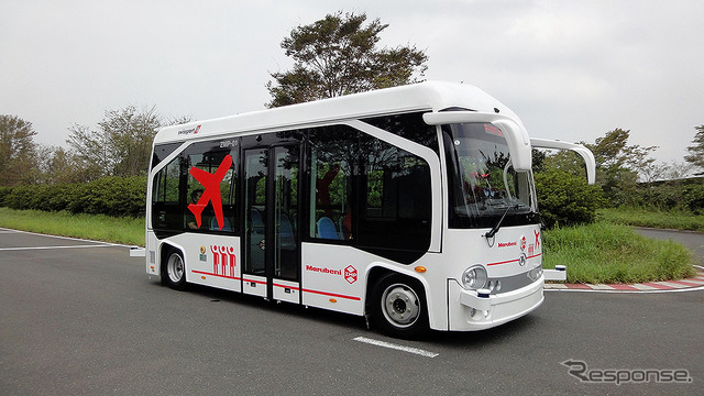 ANKAI(安凱客車)製EVバスがベースの『RoboCar Mini EV BUS』
