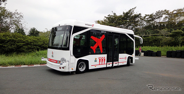 ANKAI(安凱客車)製EVバスがベースの『RoboCar Mini EV BUS』