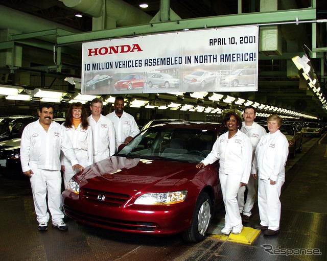 北米生産1000万台(2001年)