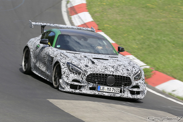メルセデス AMG GT R ブラックシリーズ スクープ写真