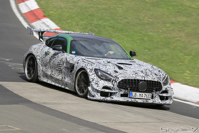 メルセデス AMG GT R ブラックシリーズ スクープ写真