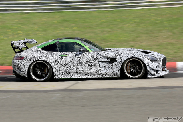 メルセデス AMG GT R ブラックシリーズ スクープ写真