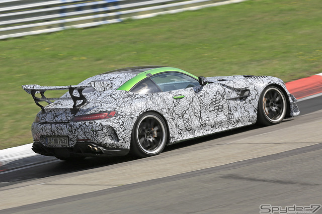 メルセデス AMG GT R ブラックシリーズ スクープ写真