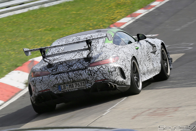メルセデス AMG GT R ブラックシリーズ スクープ写真