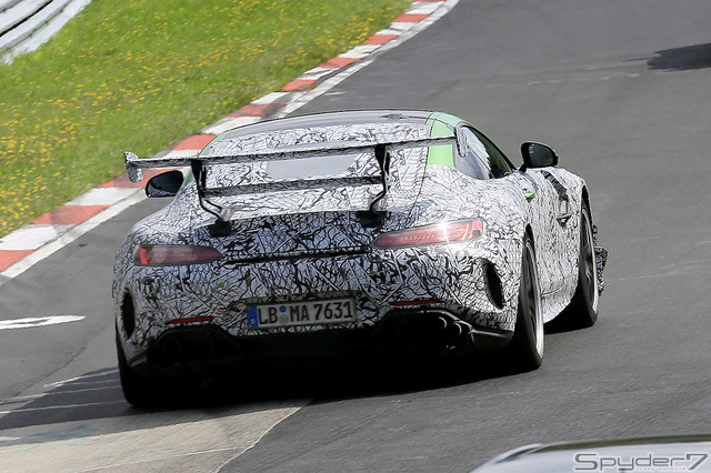 メルセデス AMG GT R ブラックシリーズ スクープ写真