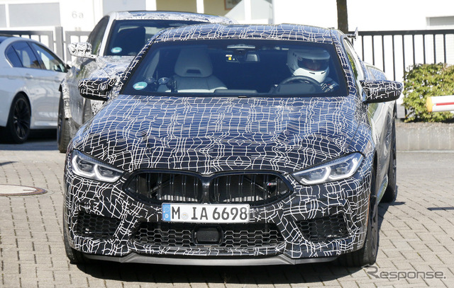 BMW M8クーペ CS テスト車両(スクープ写真)