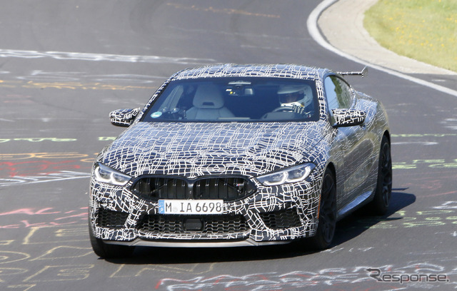 BMW M8クーペ CS テスト車両(スクープ写真)
