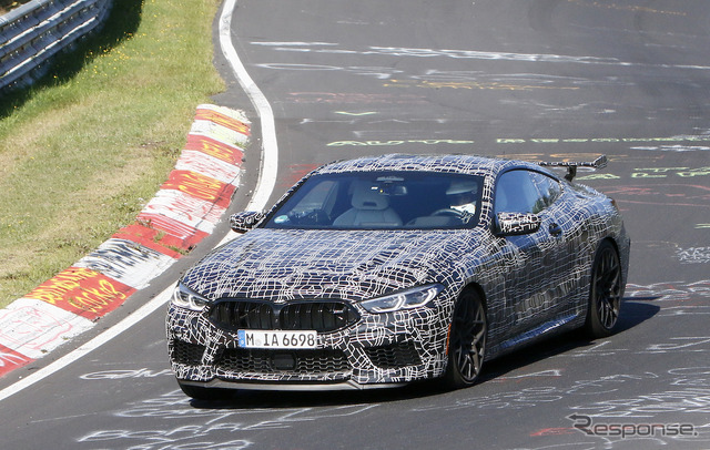 BMW M8クーペ CS テスト車両(スクープ写真)