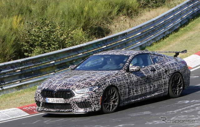 BMW M8クーペ CS テスト車両(スクープ写真)