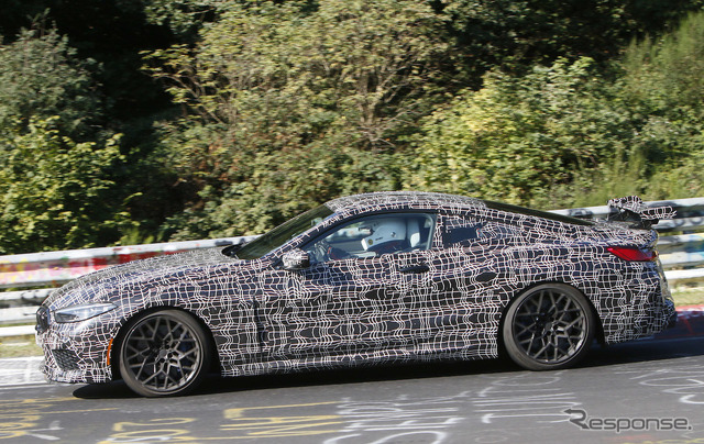 BMW M8クーペ CS テスト車両（スクープ写真）