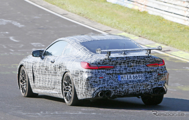 BMW M8クーペ CS テスト車両(スクープ写真)
