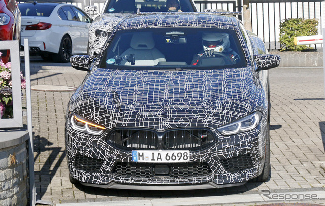 BMW M8クーペ CS テスト車両(スクープ写真)