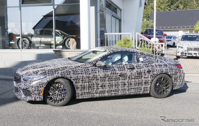 BMW M8クーペ CS テスト車両(スクープ写真)