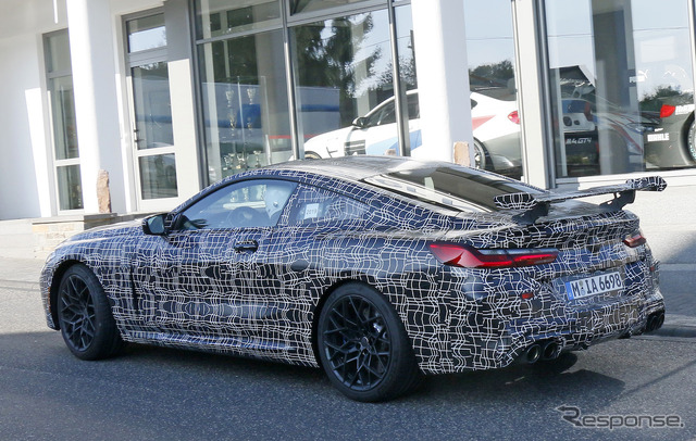 BMW M8クーペ CS テスト車両(スクープ写真)