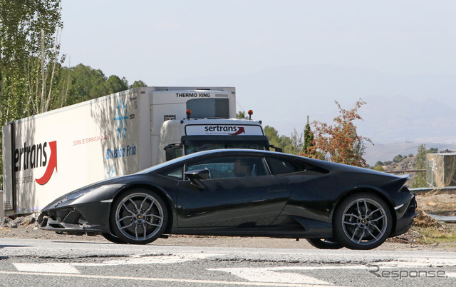 ランボルギーニ ウラカンEVO ペルフォルマンテ開発車両（スクープ写真）