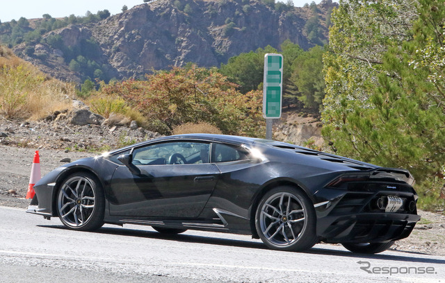 ランボルギーニ ウラカンEVO ペルフォルマンテ開発車両（スクープ写真）