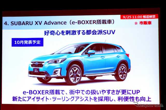 スバルXV Advance（e-BOXER搭載車）
